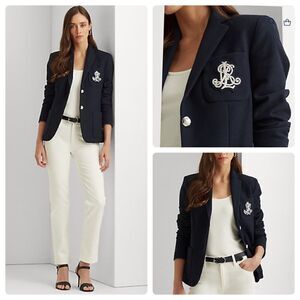 LAUREN Ralph Lauren Bullion Jacquard Blazer Size 2X TTG NWT